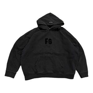 Fear Of God Sixth Collection FG Pullover Hoodie Mens XL Black Heavyweight USA